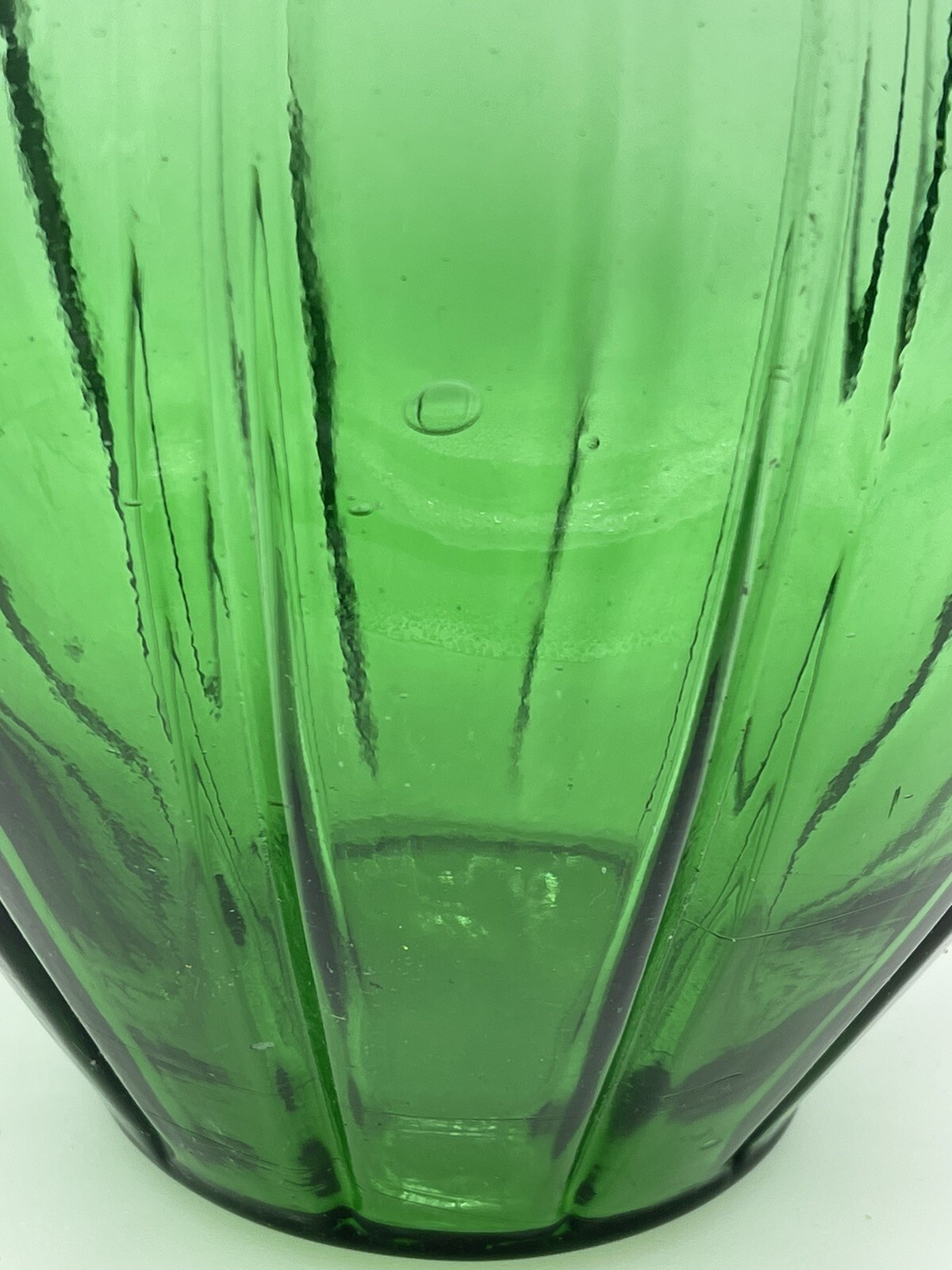 Niemen Stolle Vintage Art Deco Large Vase Transparent 1920-1949 Poland