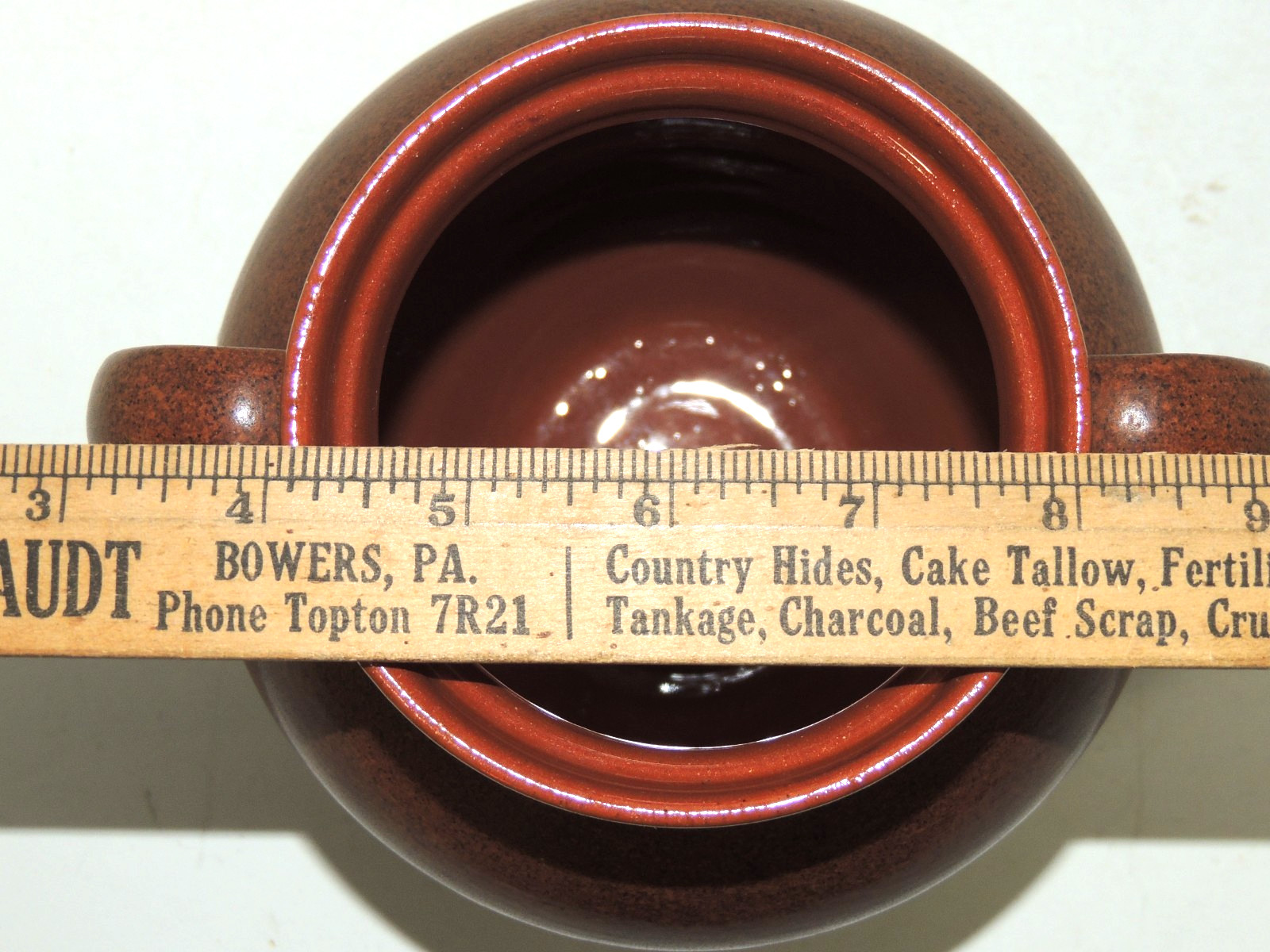 2003 Breininger Redware Pottery Pot/Jug w/ Double Handles, Signed & Dated, EX++