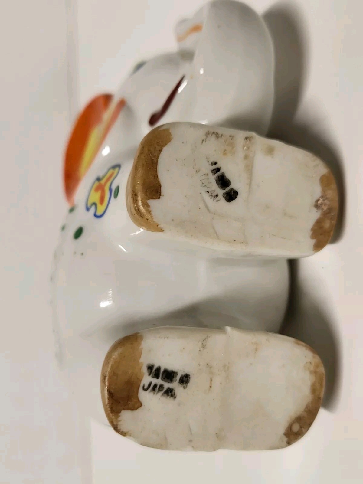 Vintage Lustre Finish Handpainted Japan Ceramic Elephant Vase Or Planter