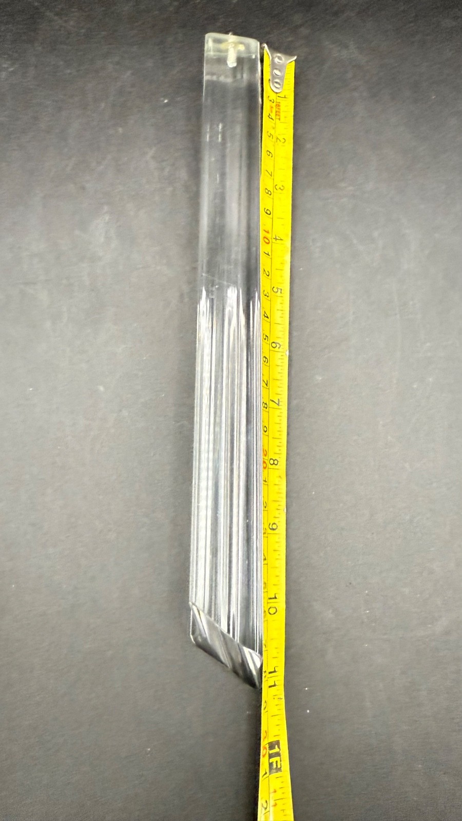 Italy Murano Crystal Replacement Prism 11 1/8″ Quadriedri For Venini Chandelier
