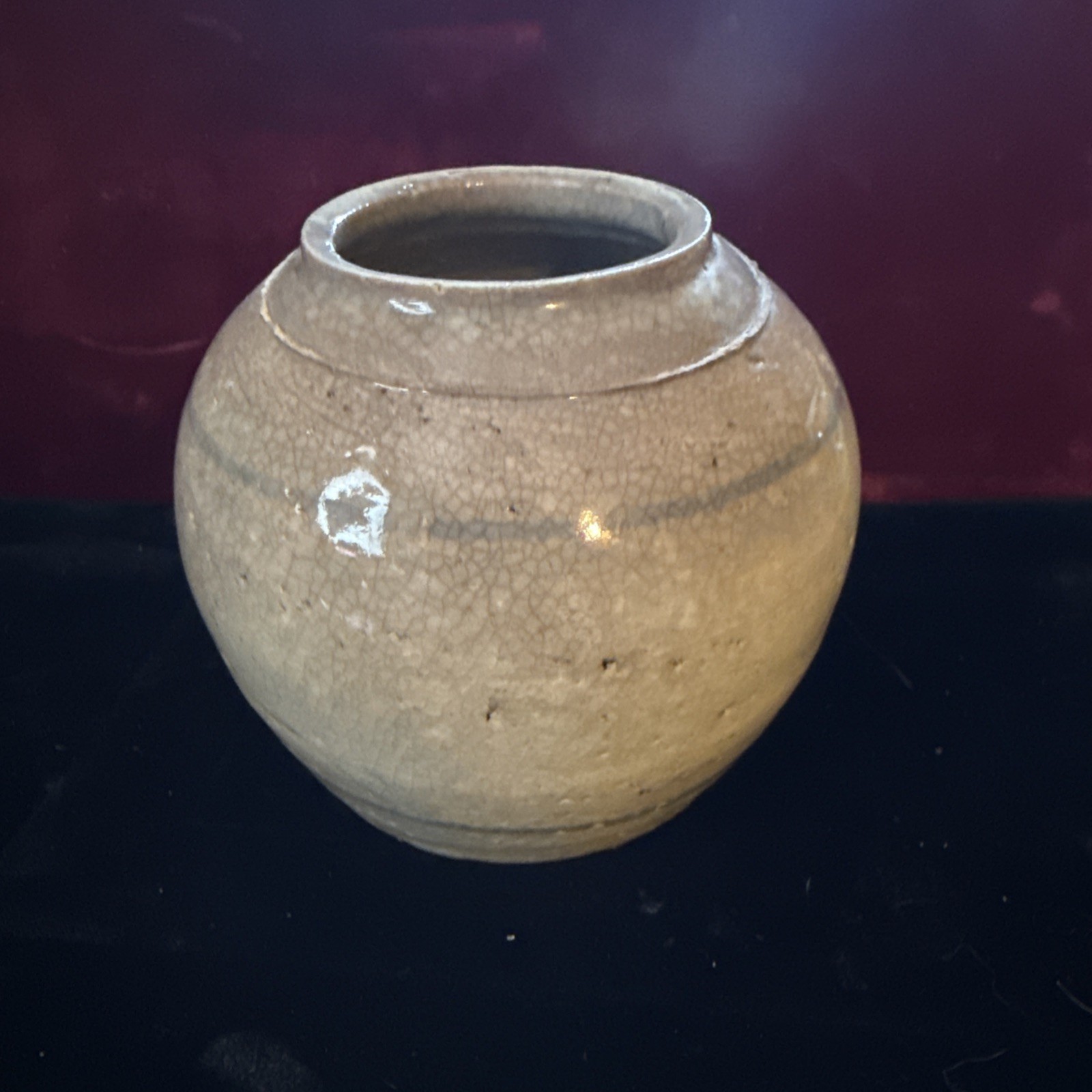 Vintage Stoneware Studio Pottery Bud Vase – Unsigned – Japan – Mid 20th Century