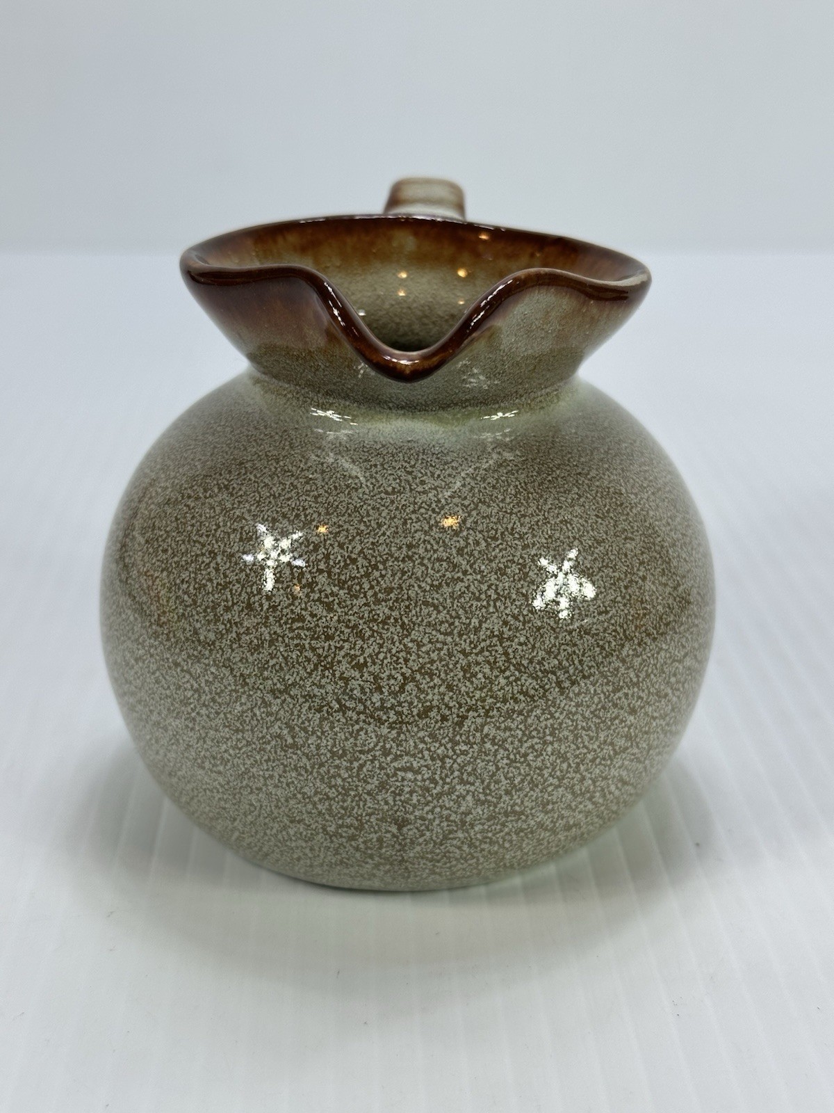 Chester Nicodemus Ohio Studio Pottery Small Pitcher Signed Vintage Mid Century