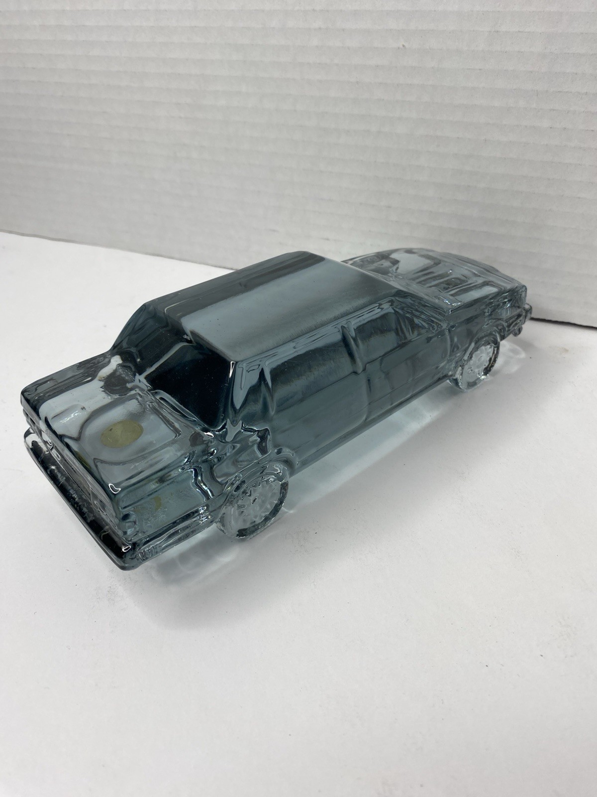 VTG Reijmyre Sweden Volvo 760 GLE Glass Crystal Car Paperweight 1980s vintage
