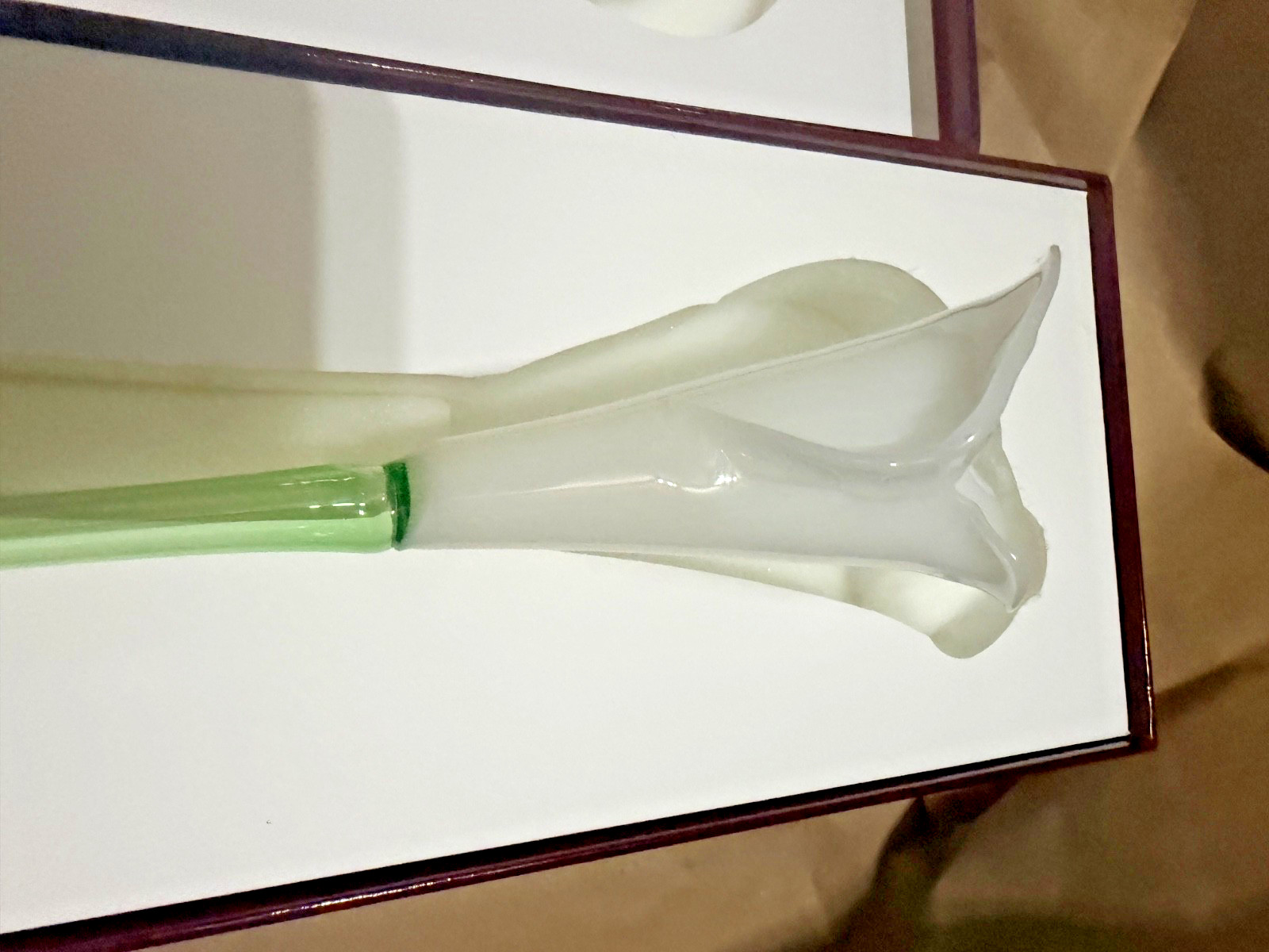 Gucci × Venini Venetian hand-blown Calla Lily sculpture *BOUTIQUE LUXURY*
