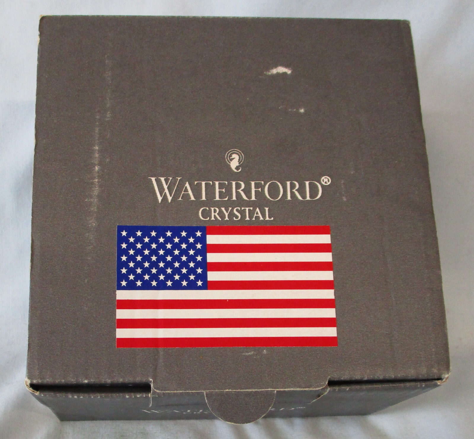 Waterford American Flag Paperweight, New with Tag, Signed Sean O’Donnell 2001