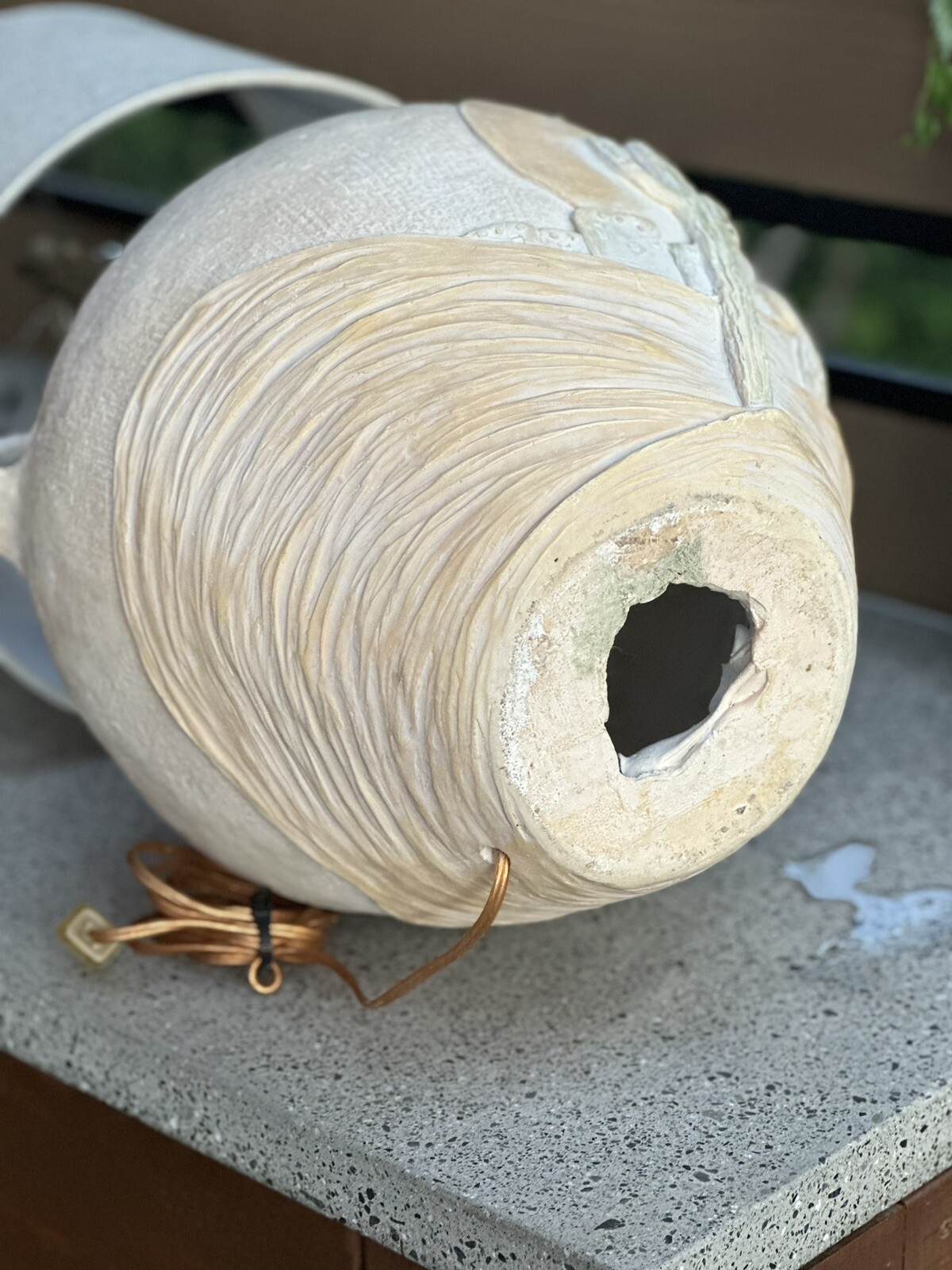 Ceramic Cactus Table Lamp VERY UNIQUE