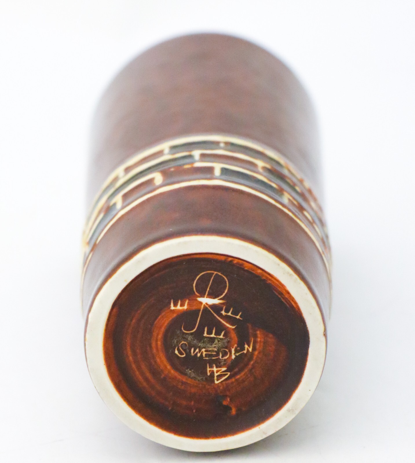 Brown vase – Hertha Bengtson – Rörstrand