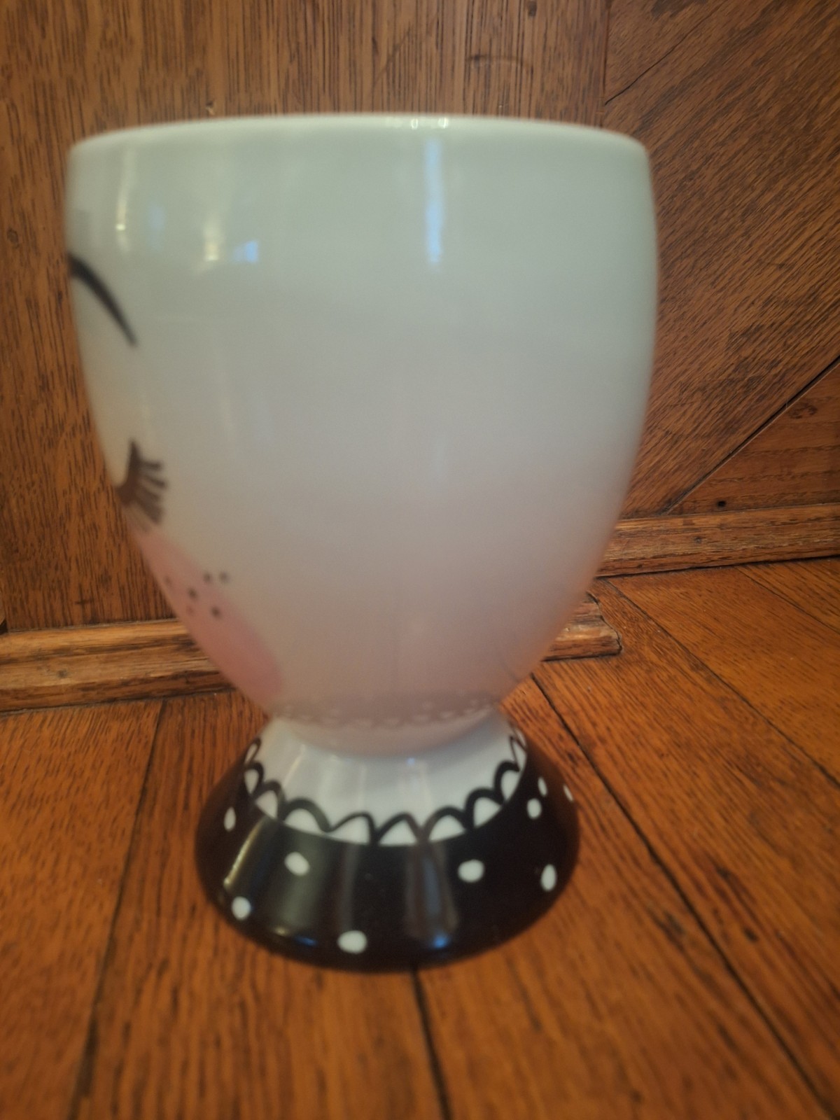 Retired Threshold Lady Girl Head Vase Planter Pencil Makeup Holder Ceramic