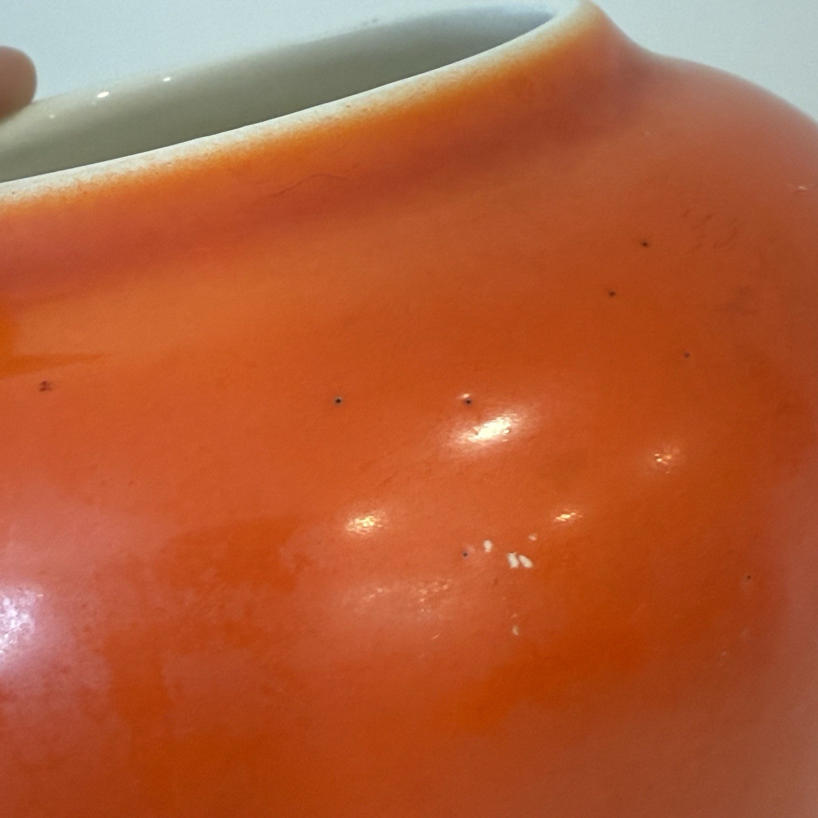 Vintage Meric Art Orange Mid Century Modern Vase Set Of Two Sleek Table Vase