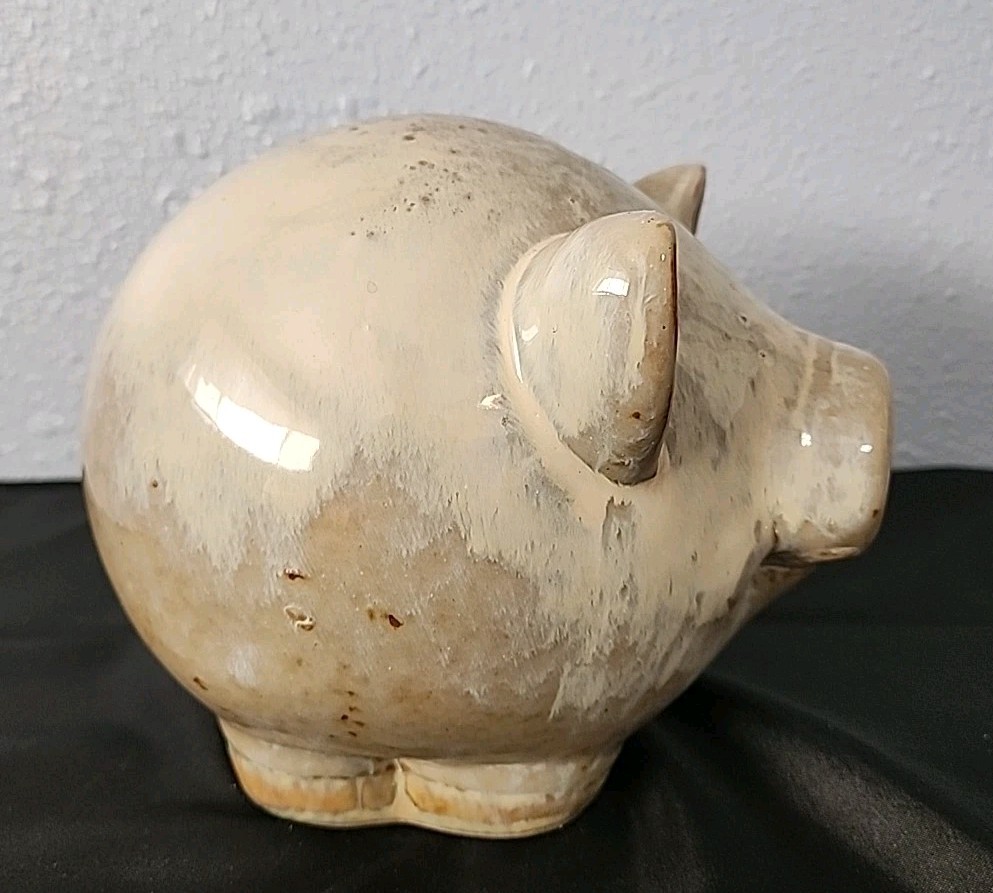 studio pottery Pig 6″ Tall 7″ Long