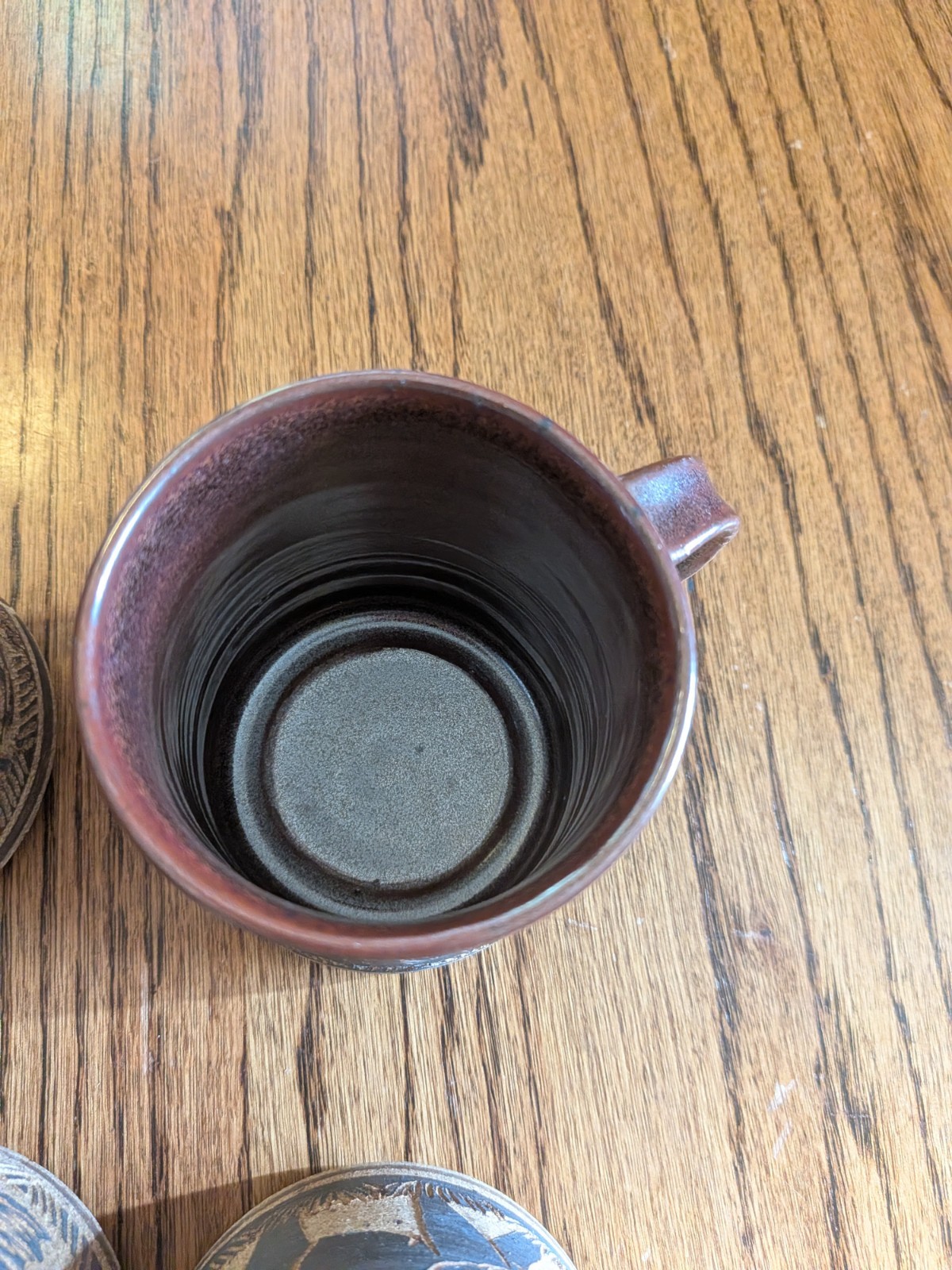 Signed Douglas Lentsa Set Of 6 Studio Pottery Design Coffee Cups South Africa