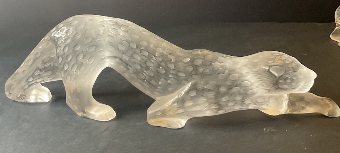 Lalique Large Frosted Panther 1 Of My 400+ Lalique Listings