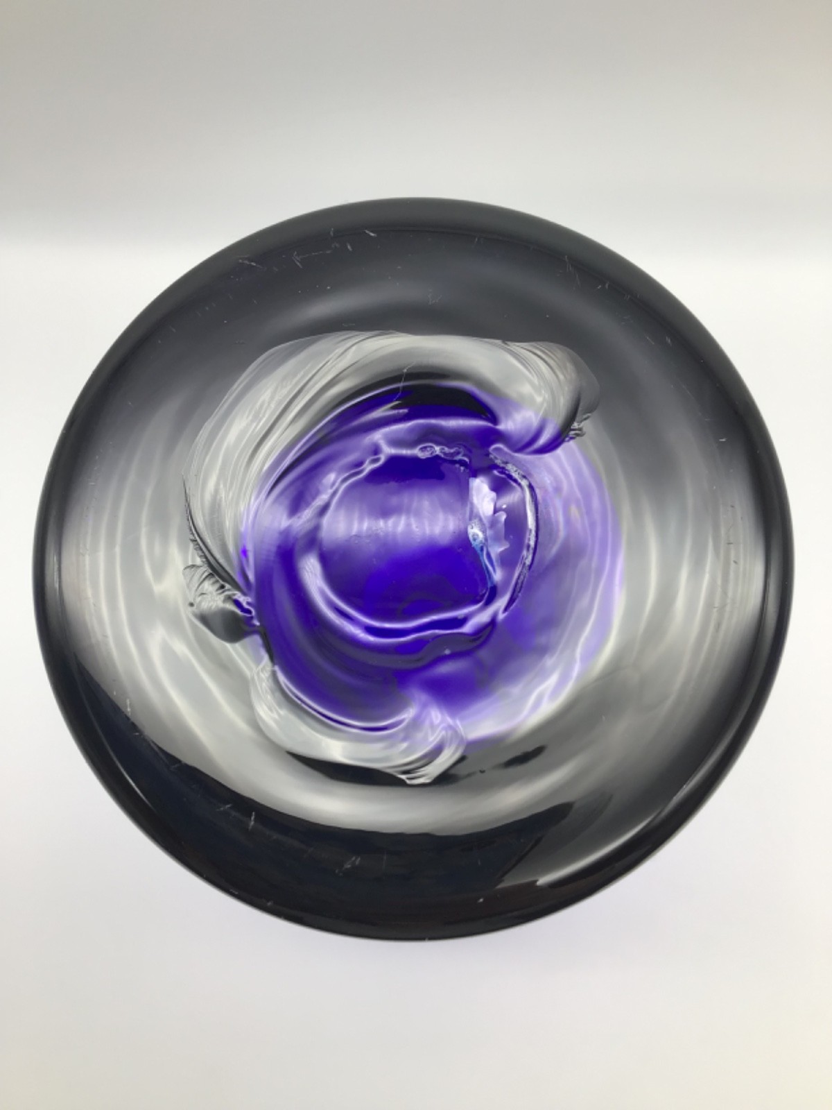 Blenko Sapphire / Cobalt Blue # 8310 Vase 12.5 Inches