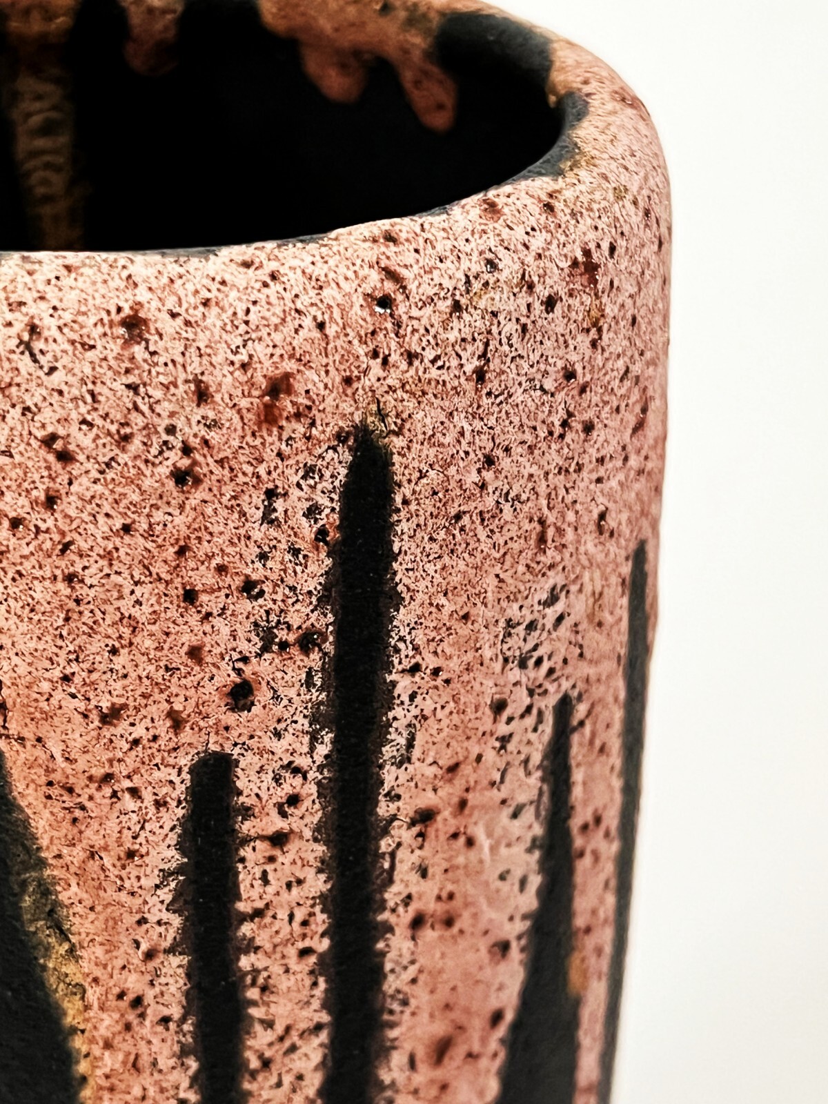 1950s STUDIO ART POTTERY VASE GLEN LUKENS WILMER JAMES BARBARA WILLIS MCM ERA