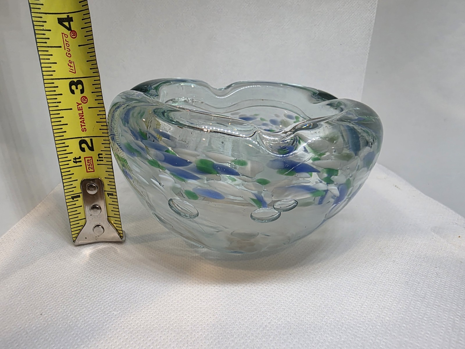 Vintage Murano? Style Art Glass Blown Bowl/Ashtray *SEE PHOTOS/DESCRIPTION*
