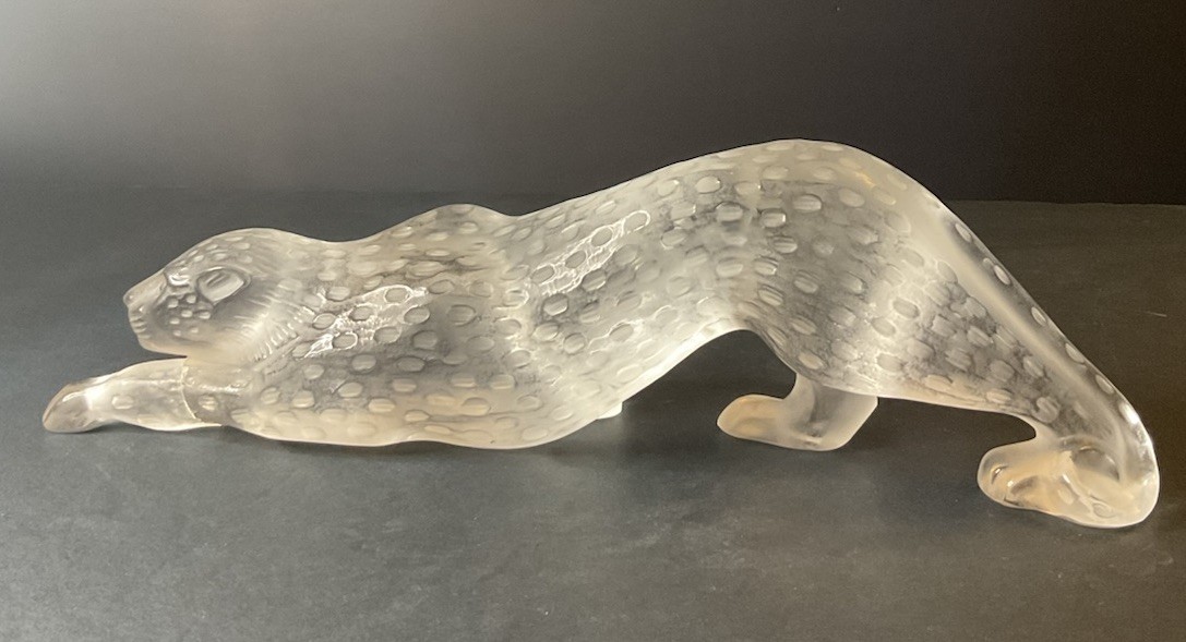 Lalique Large Frosted Panther 1 Of My 400+ Lalique Listings