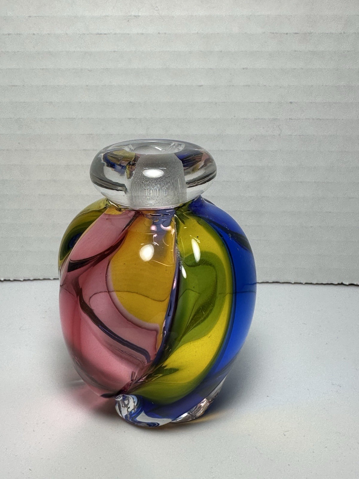 Signed Murano Italy Archimede Seguso Murano Perfume Bottle 3.25”