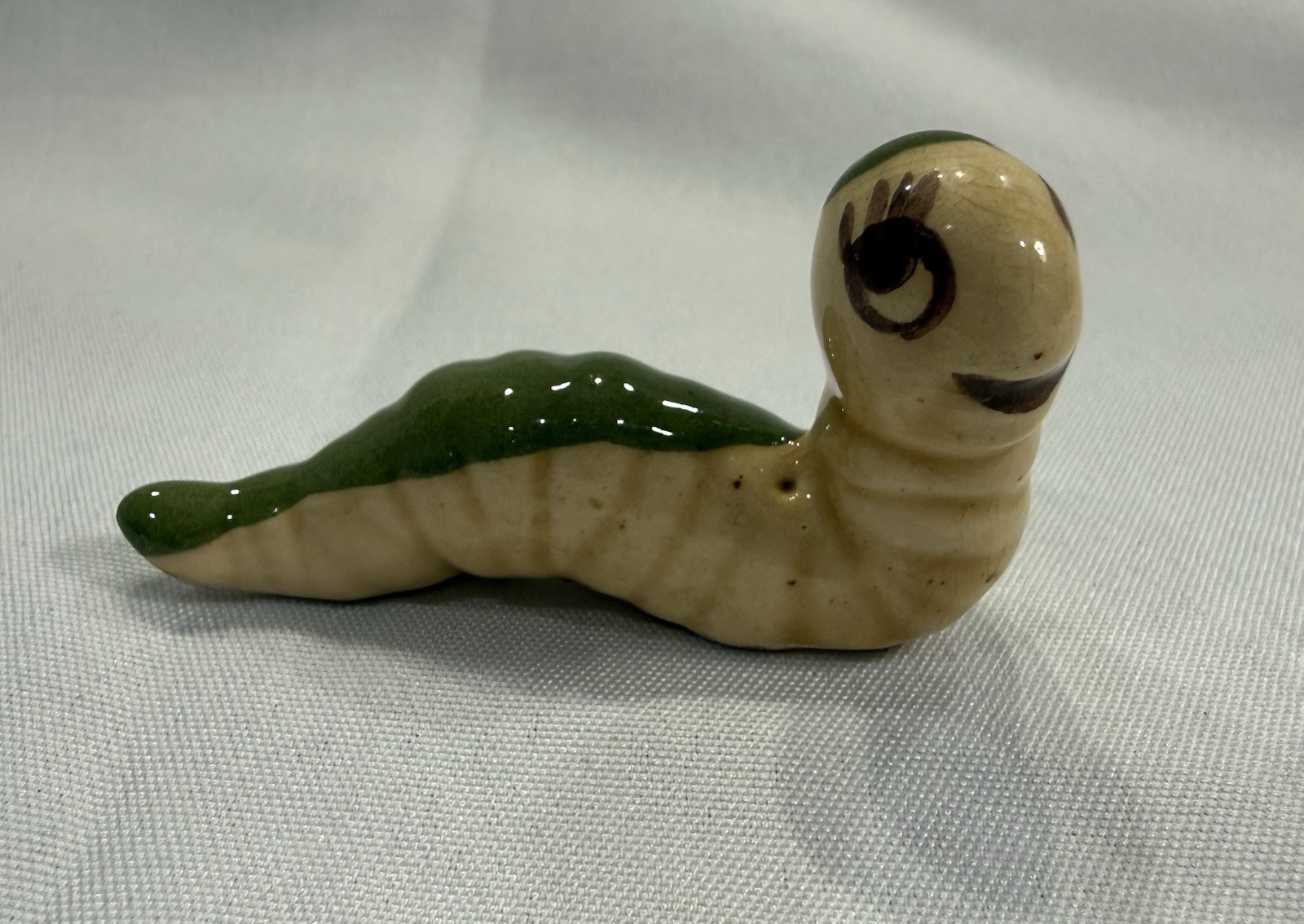 Rio Hondo California Pottery Caterpillar Inch Worm Ceramic Whimsical Garden Chic
