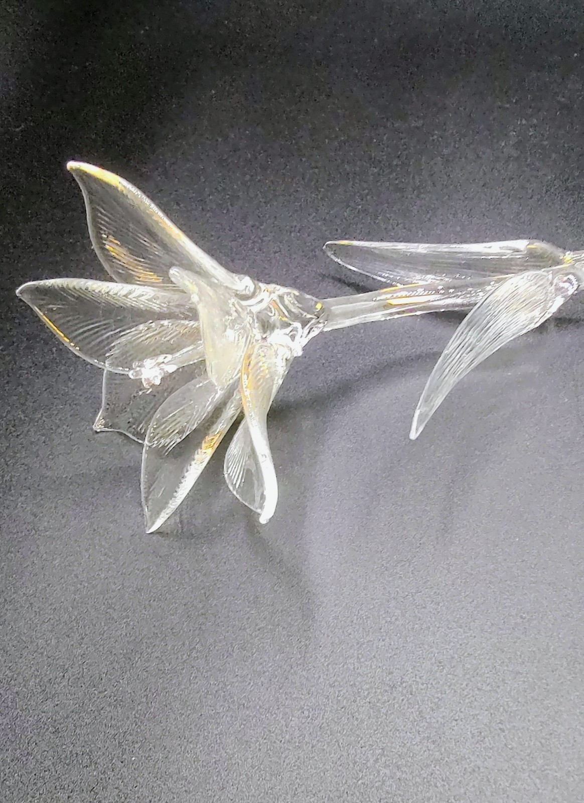 Waterford Crystal Fleurology Clear Lily 14.5″ Long Stem Sculpture Figurine Clear