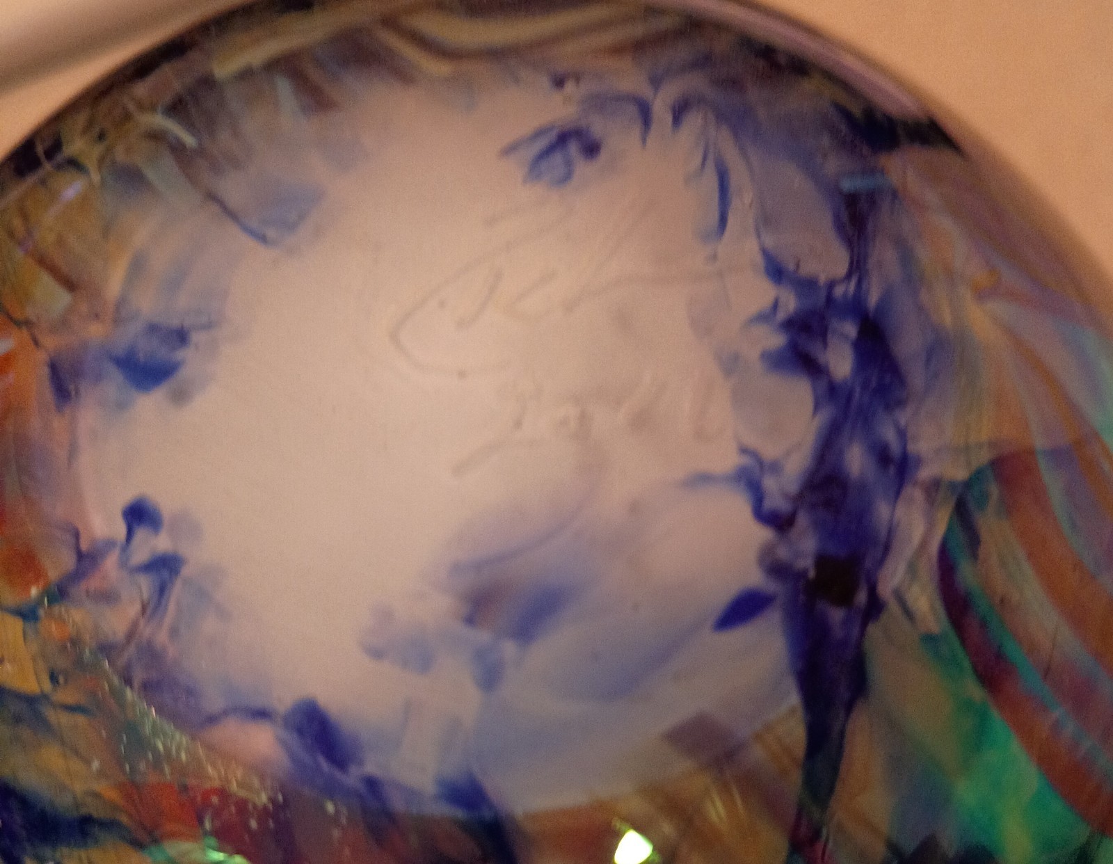 Mint Gorgeous Signed 2011 Robert Eickholt 7.25″ Sea Flowers Art Glass Vase