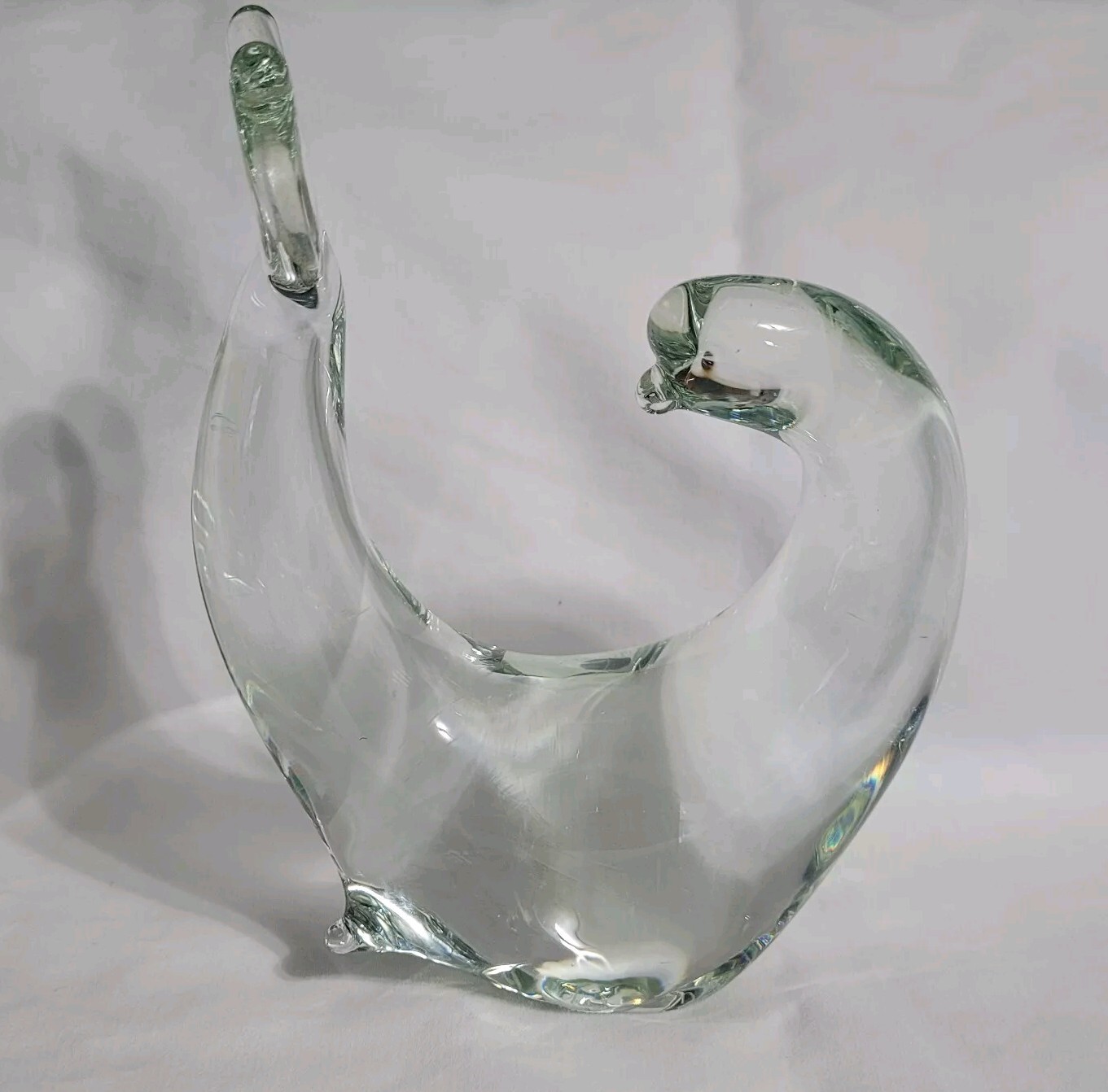 Vintage Murano Art Glass Seal Sea Lion Paperweight Signed Alessandro Moretti