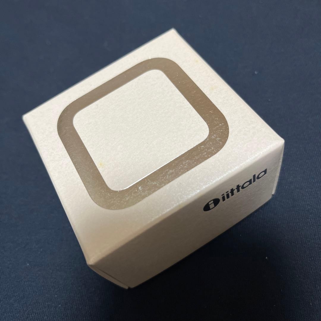 Iittala Vitriini Box Clear Glass Lid Light Gray Aluminum Base Finland NOS