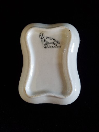 “La Tour D’Argent” Cigarette Ashtray, Trinket Dish, Poinct Ne Leurre. #79