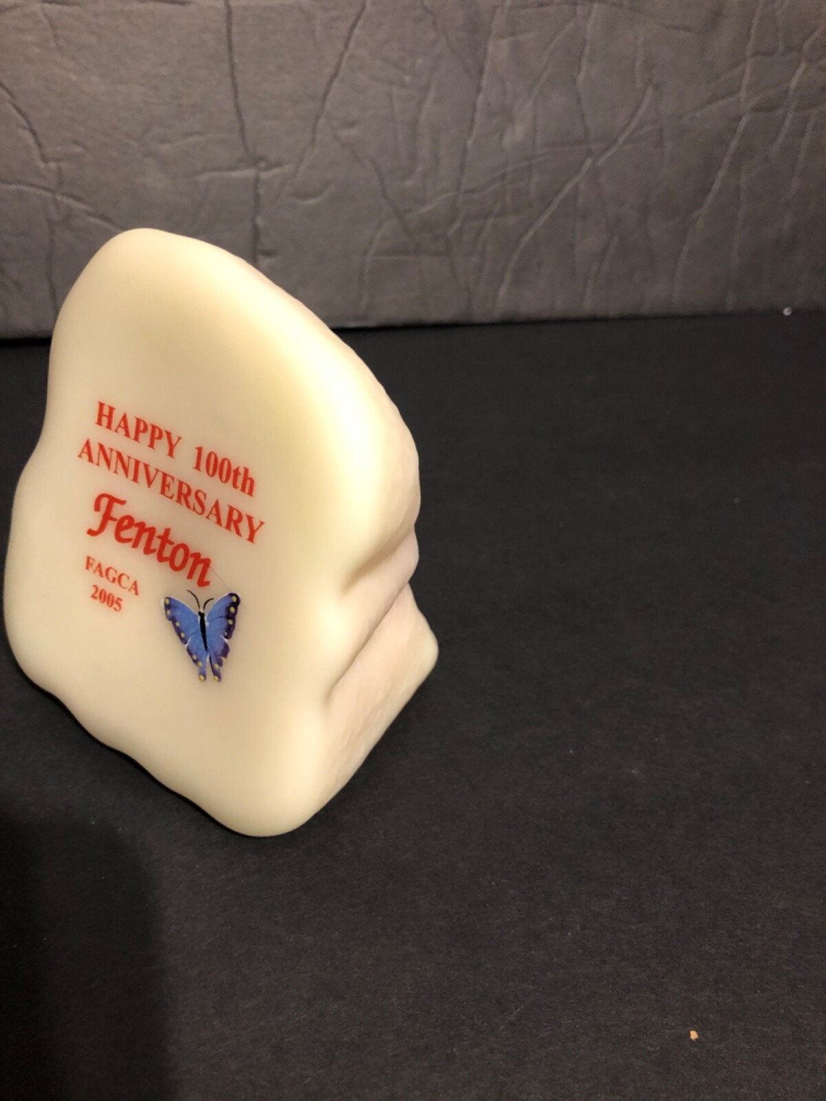 Fenton Butterfly 100th AnniversaryFAGCA 2005 Burmese Uranium Dealer Display Sign