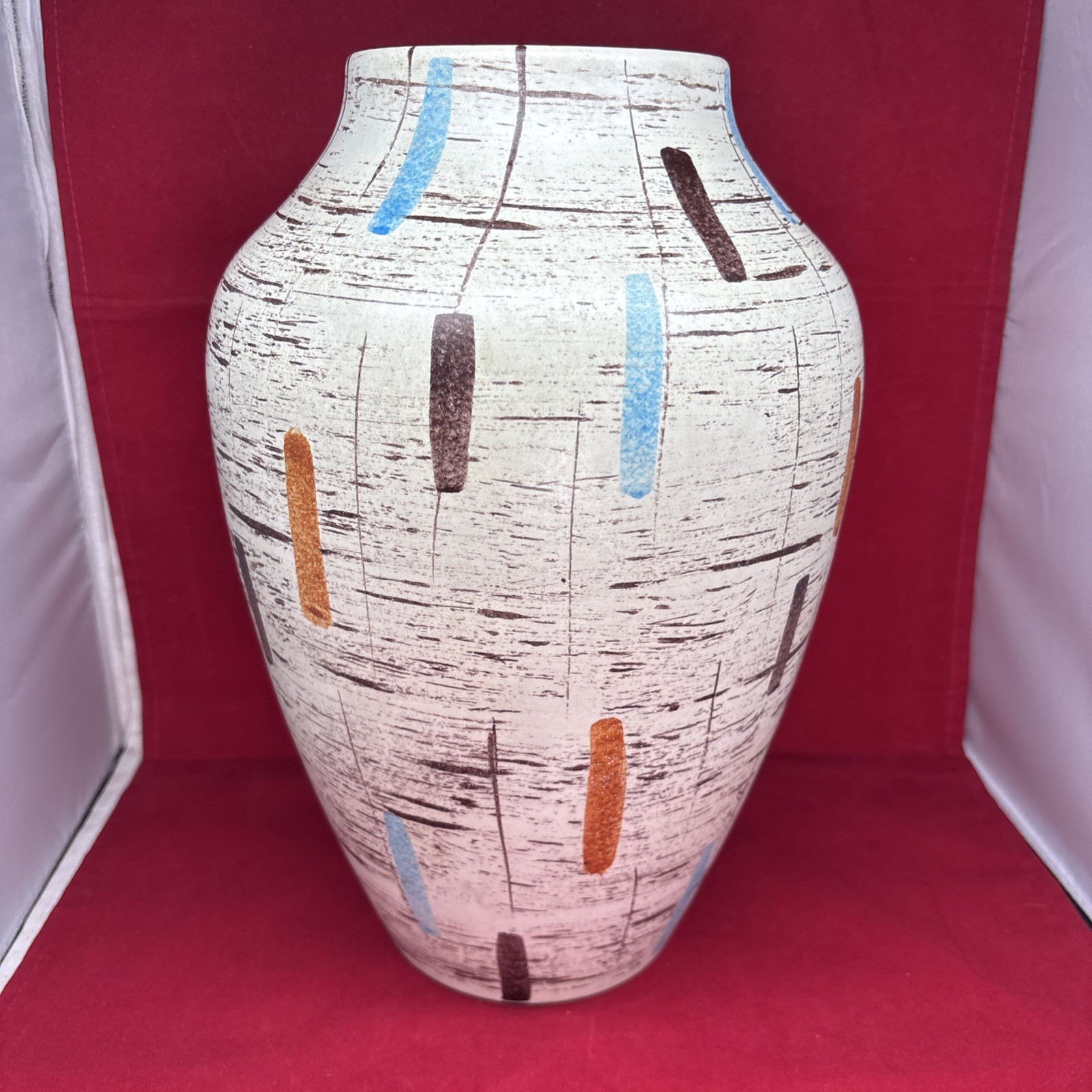 Large Mid Century Modern MCM West German Bay Keramik 576-30 Vase Retro Design