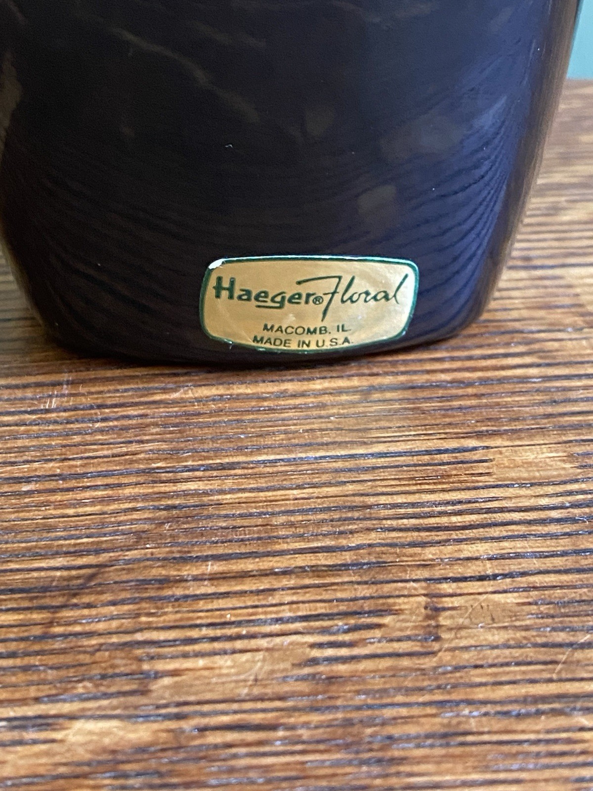 Royal Haeger Ebony Bunch Vase #922