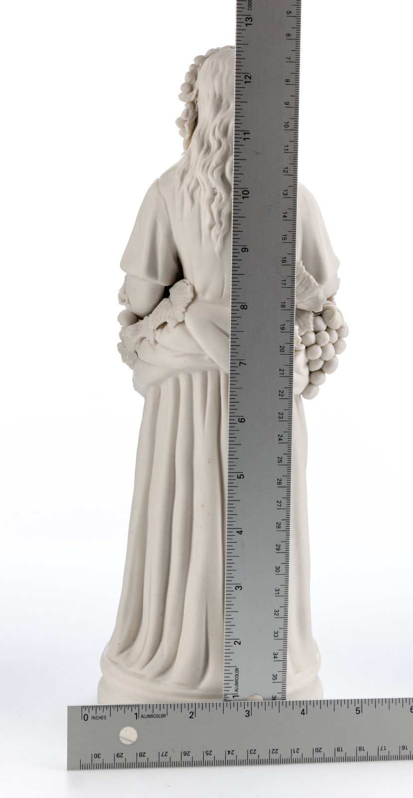 Late 1800s Figure Allegory of Autumn Porzellanfabrik Unger Schneider & Cie? 12in