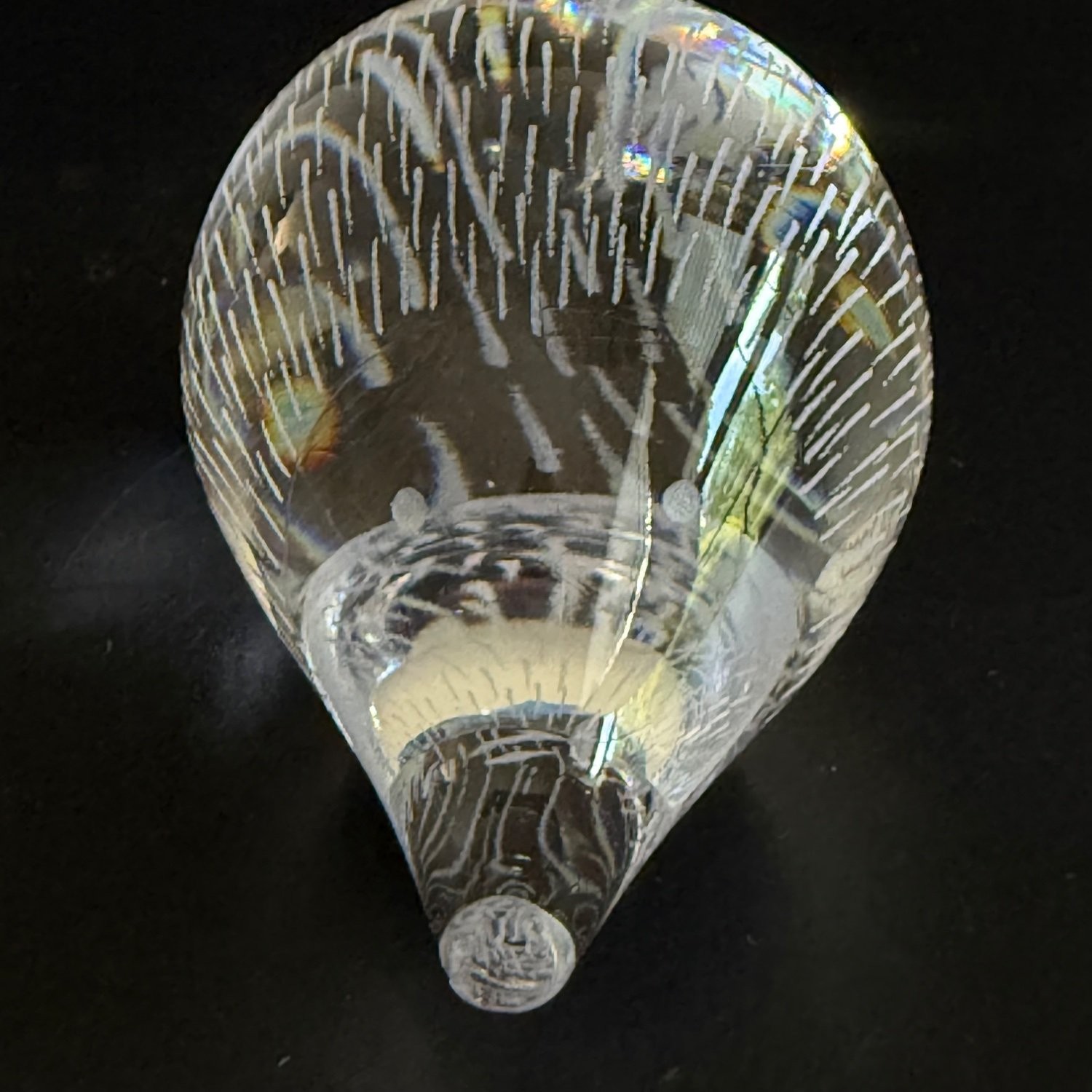 Kosta Boda Hedgehog Figurine Signed Crystal Glass Paperweight mid-20th Century