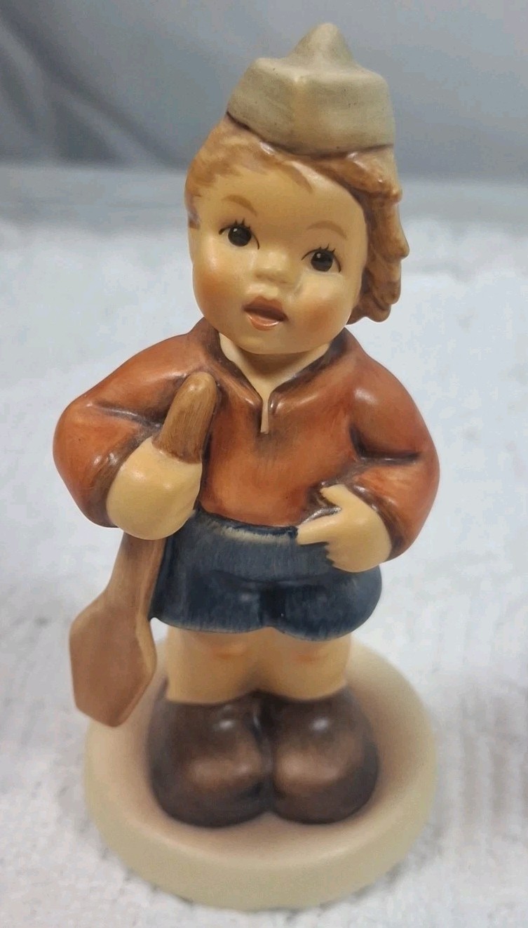 Hummel Figure 2148/B I Would like To with Rowing 4 1/8in Goebel 2001 Germany