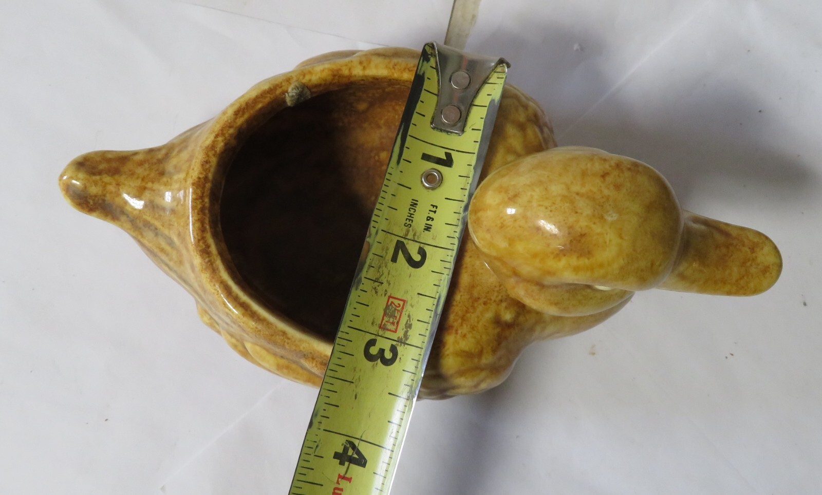 Haeger Duck #273 Planter Pot Made in USA Brown Vintage Collectible 7 1/2” x 4”