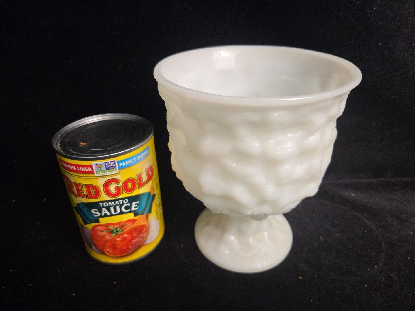 Hoosier Milk Glass Planter Vases Assorted White Wedding Bridal Cottage Lot of 6