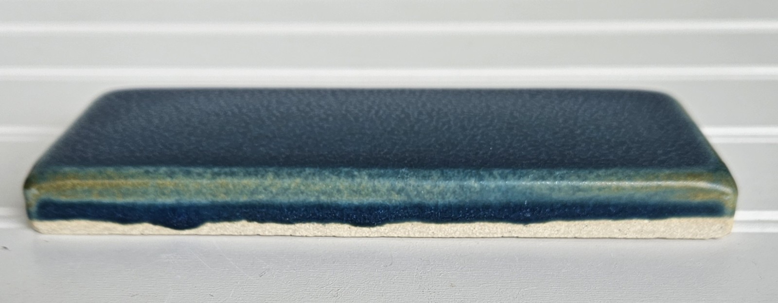 Motawi Tileworks Blue Caribbean Glazed Matte Tile Ann Arbor Michigan 6×2.25″