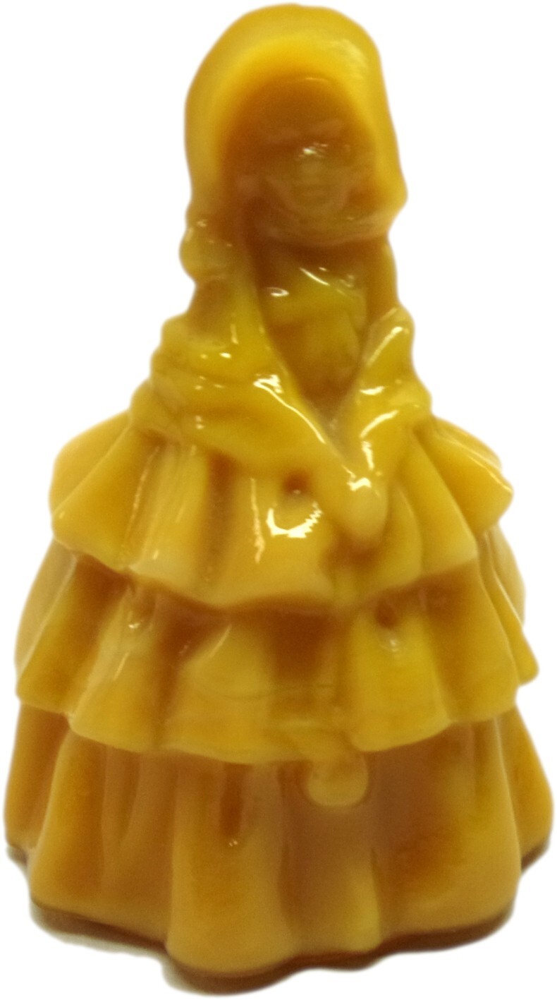 BOYD Glass “Louise” Colonial Lady Figurine – Apricot – Nice