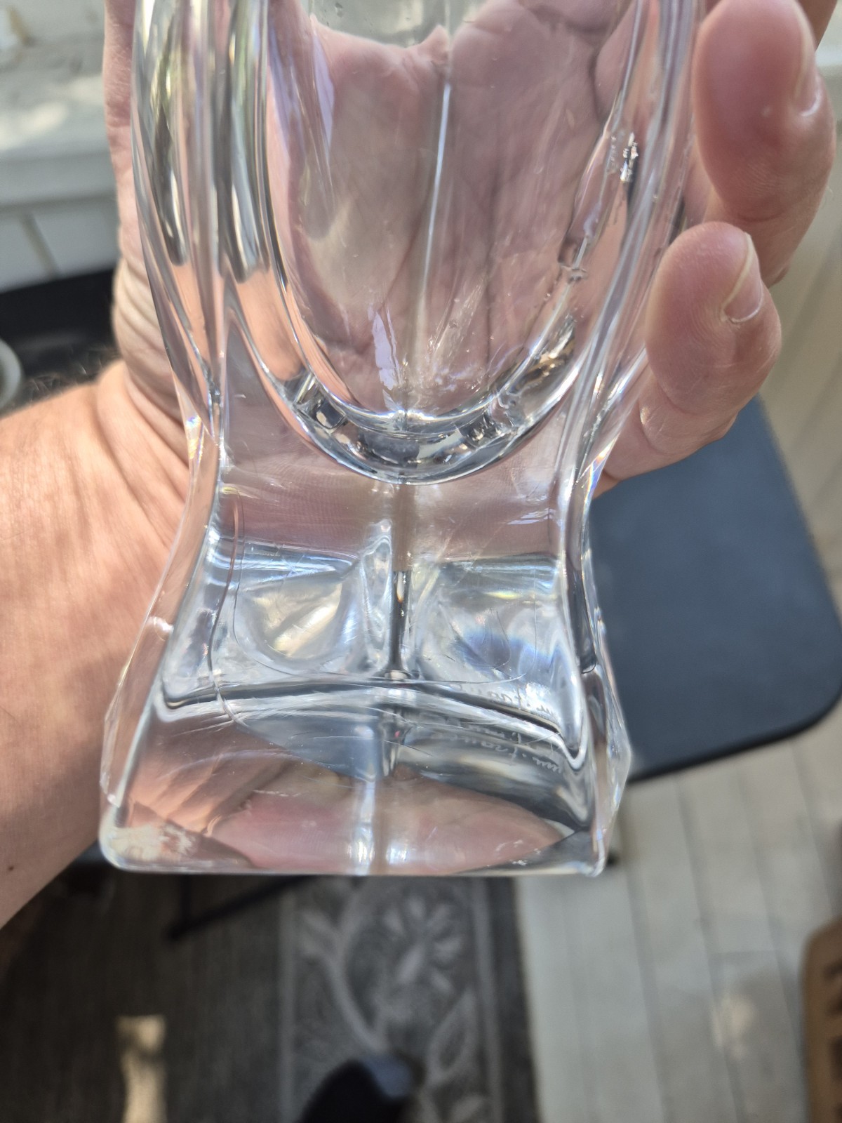 Daum France Crystal Vase