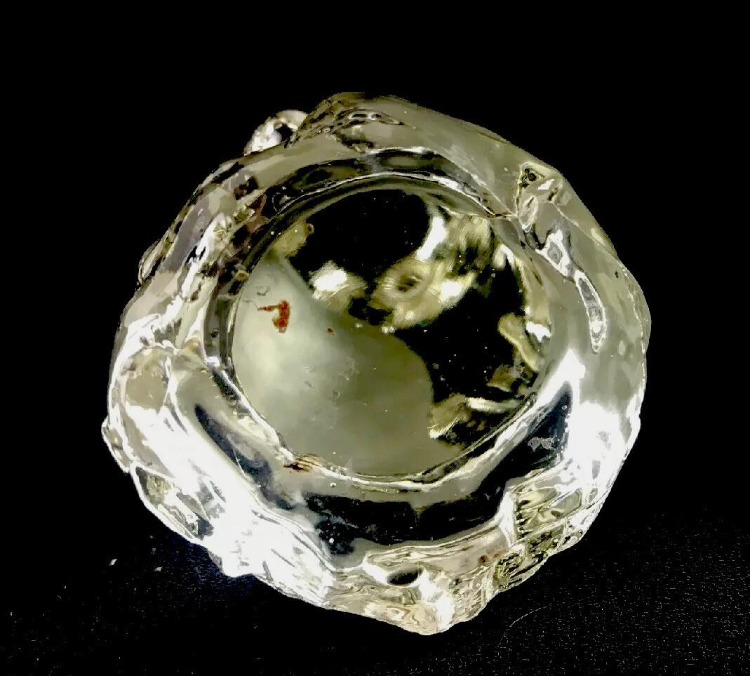 Contemporary Art Glass Penguin Figurine Paperweight Frosted Glass Crystal U35