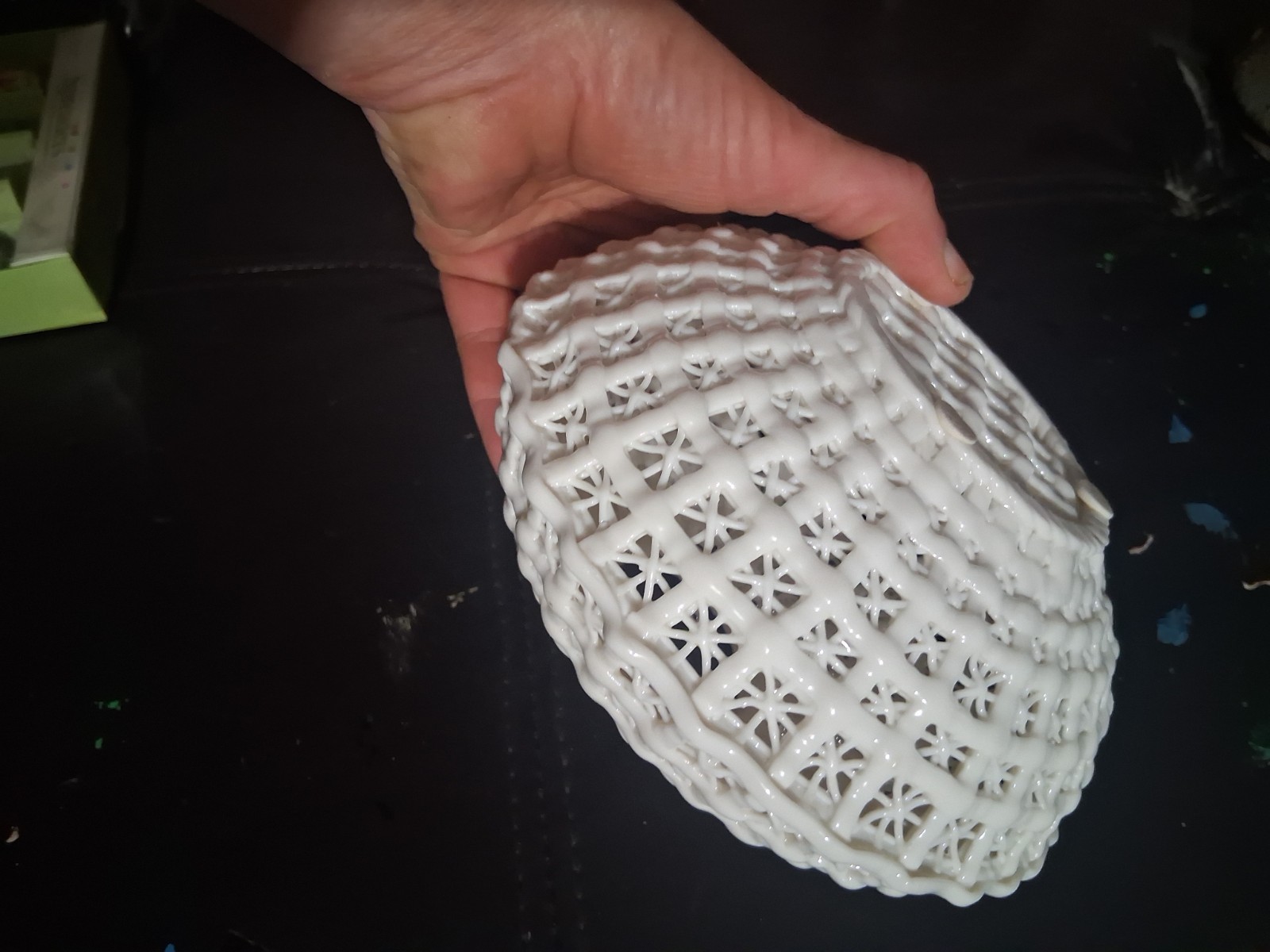 Mid-20th Century Italian Woven Porcelain Sculpture