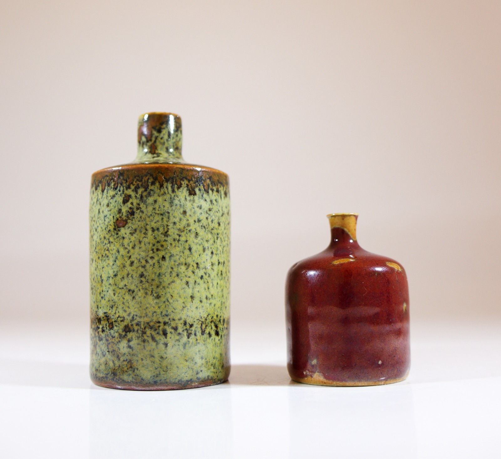 2 Miniature vases – Stig Lindberg – Gustavsberg Studio – Mid 20th Century