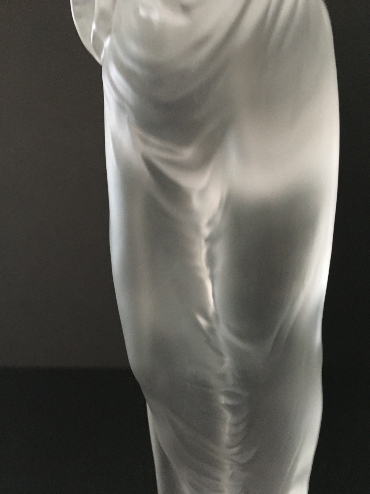 Vintage Cristal de Sevres Hibel Statue Mother and Child Signed Artist Proof