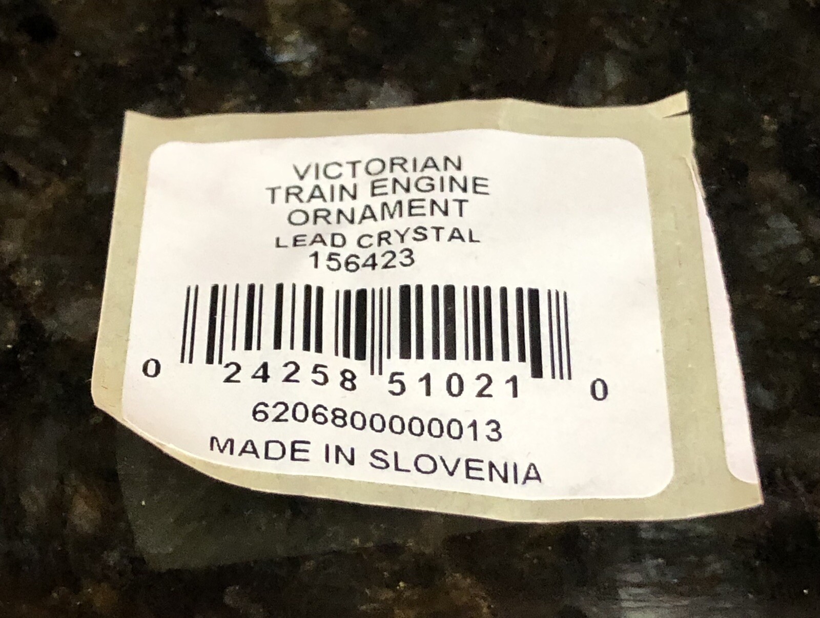 2012 Waterford Crystal Victorian Train Engine Ornament
