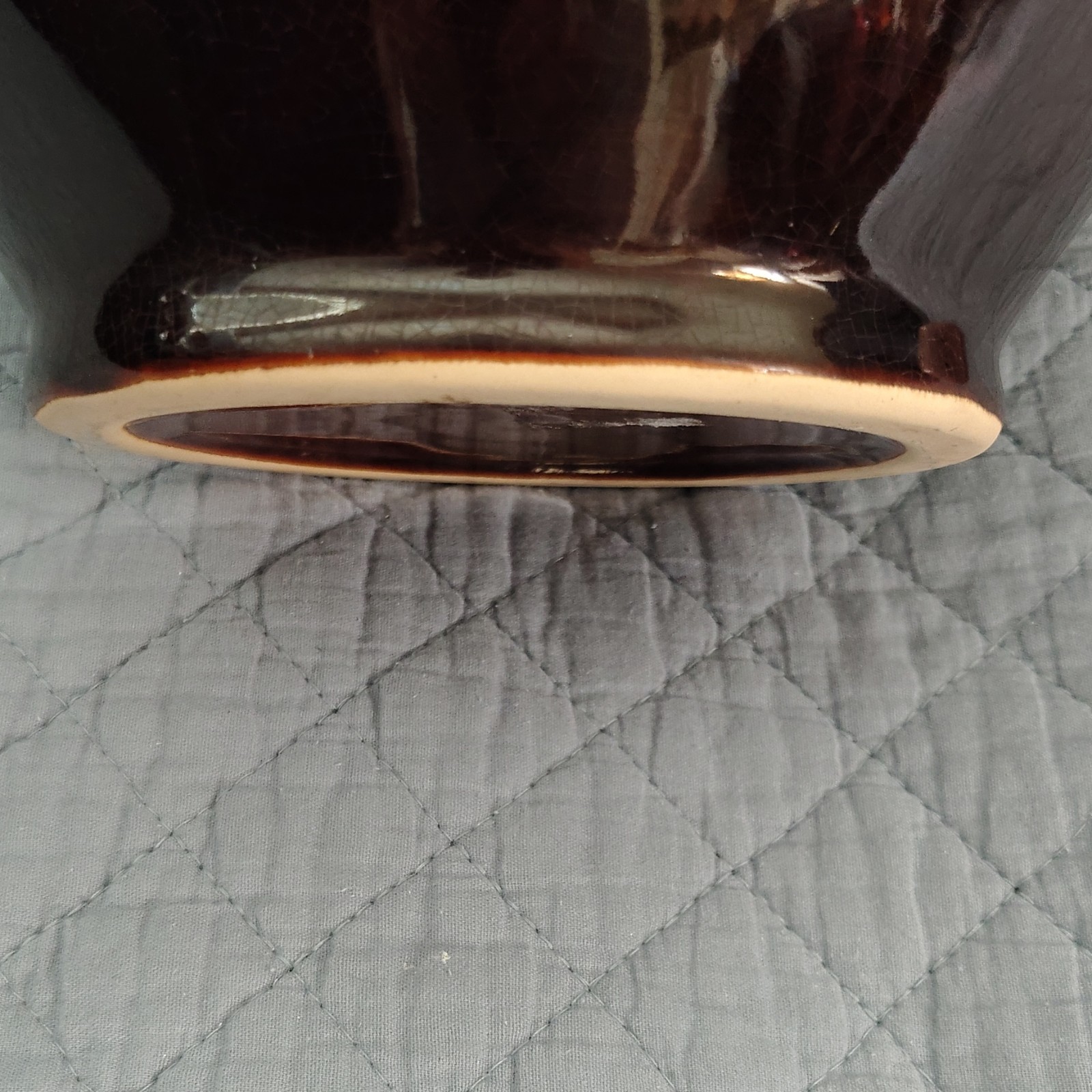 Egyptian/African Style Crackle Vase