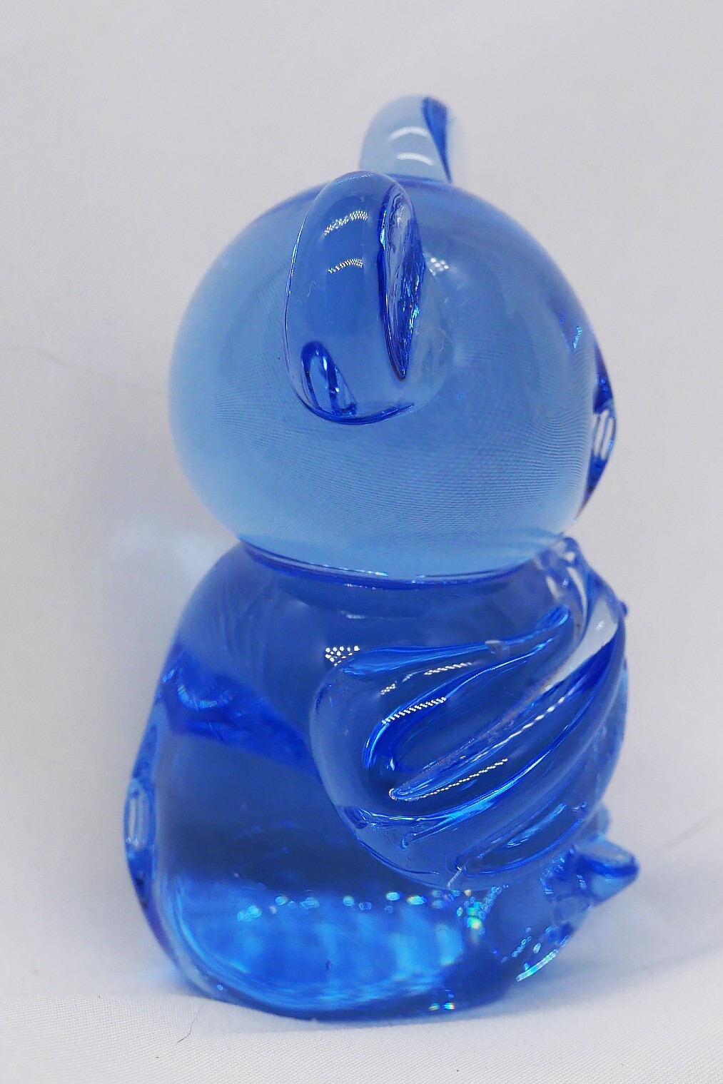 Koala Bear Blue Glass Figurine United States Commemorative Fine Art Gallery