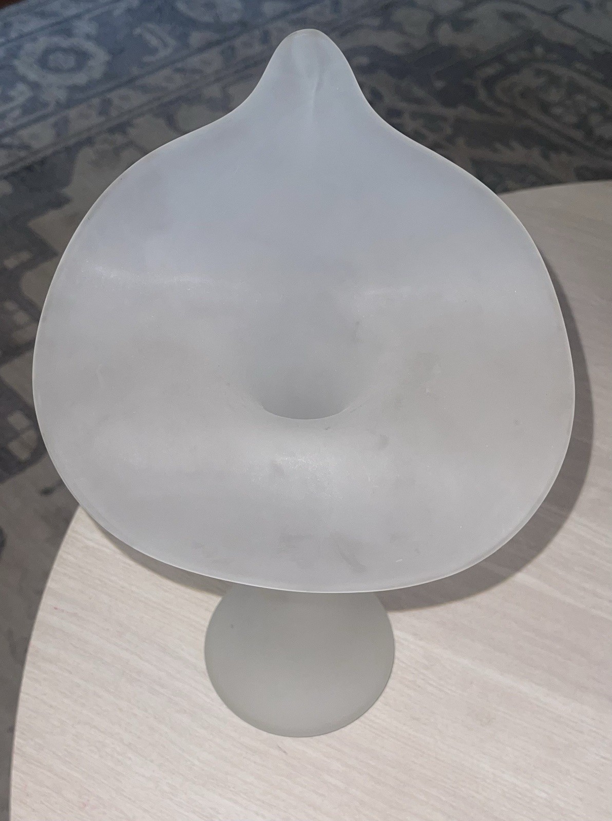 Vintage Jack in the Pulpit Art Glass Vase Murano Style Biomorphic Mint Rare Hot