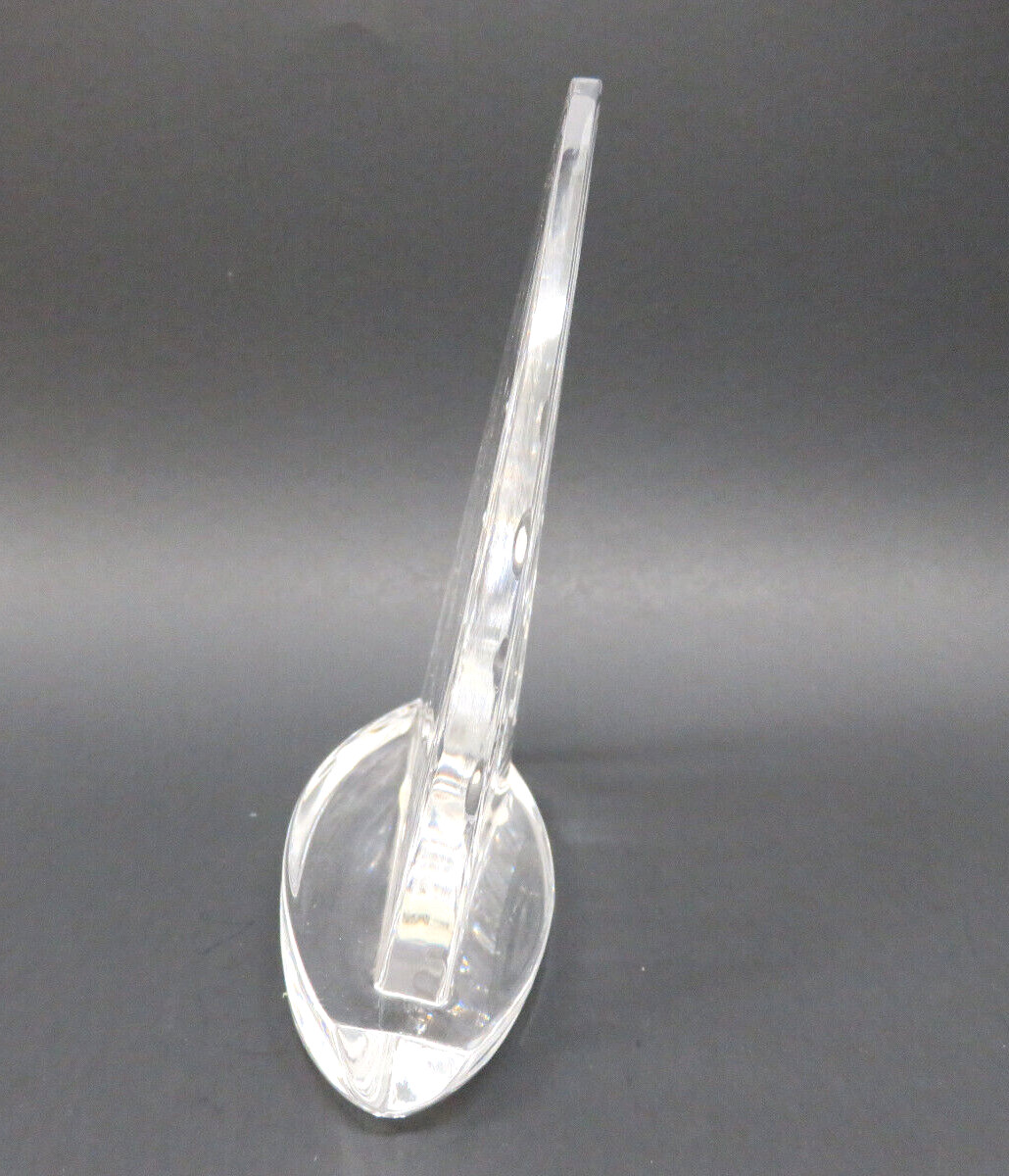 Waterford Clear Crystal Sailboat NAUTICAL Paperweight Original Sticker