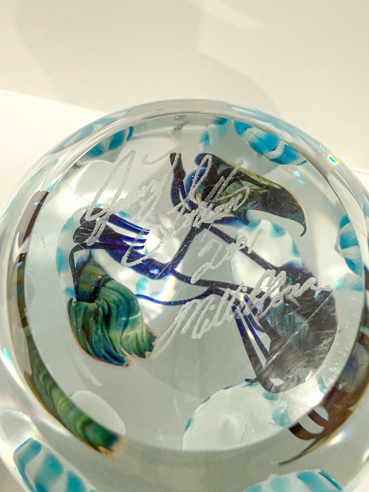 Jeremiah Lotton paperweight, “Milleflora” collection, large