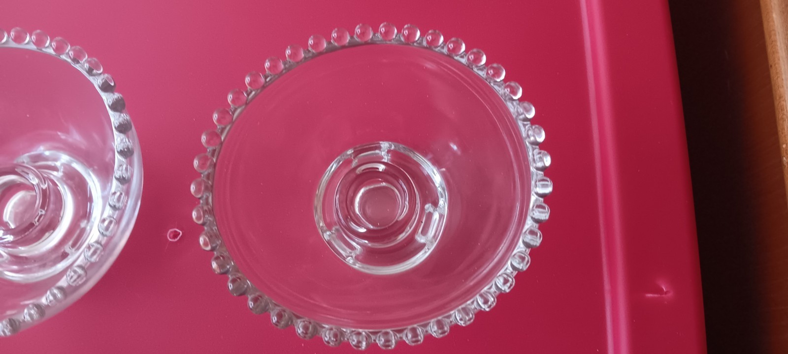 2 Footed OVAL SHAPED Single-Light Candlestick Holders Set of 2