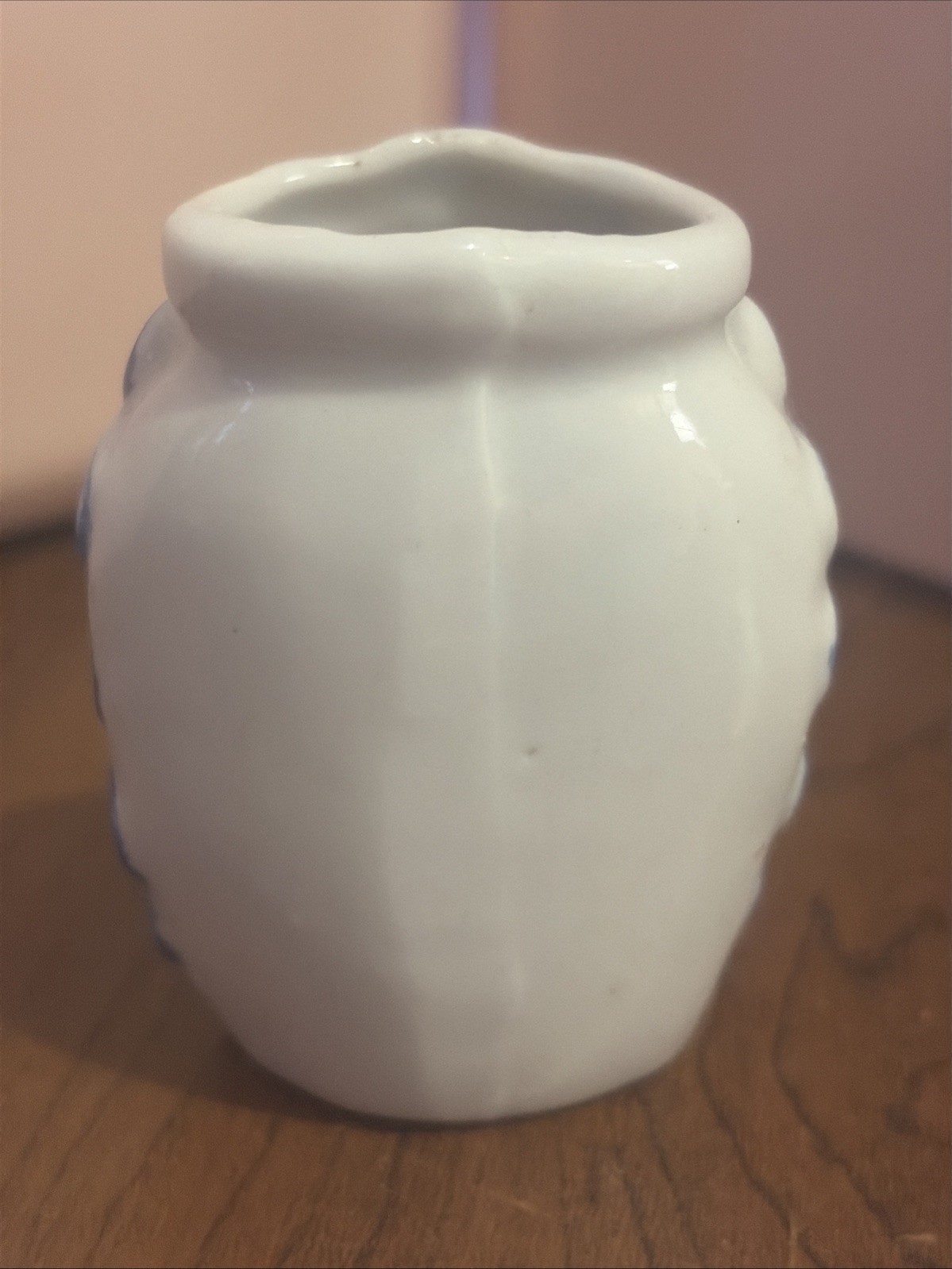 Vintage Peacock Mini Vase, Unique, 2.5” H